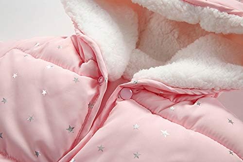 Dimple Winter Jacket for Kids Cute Star Print