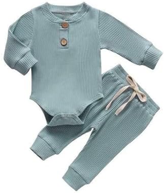 Toddler Girls Striped Rompers Pants Set