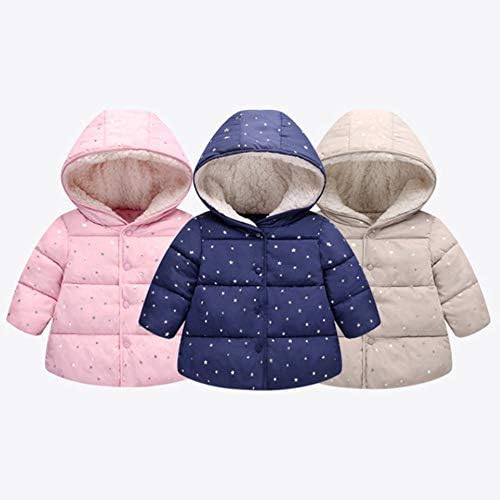 Dimple Winter Jacket for Kids Cute Star Print