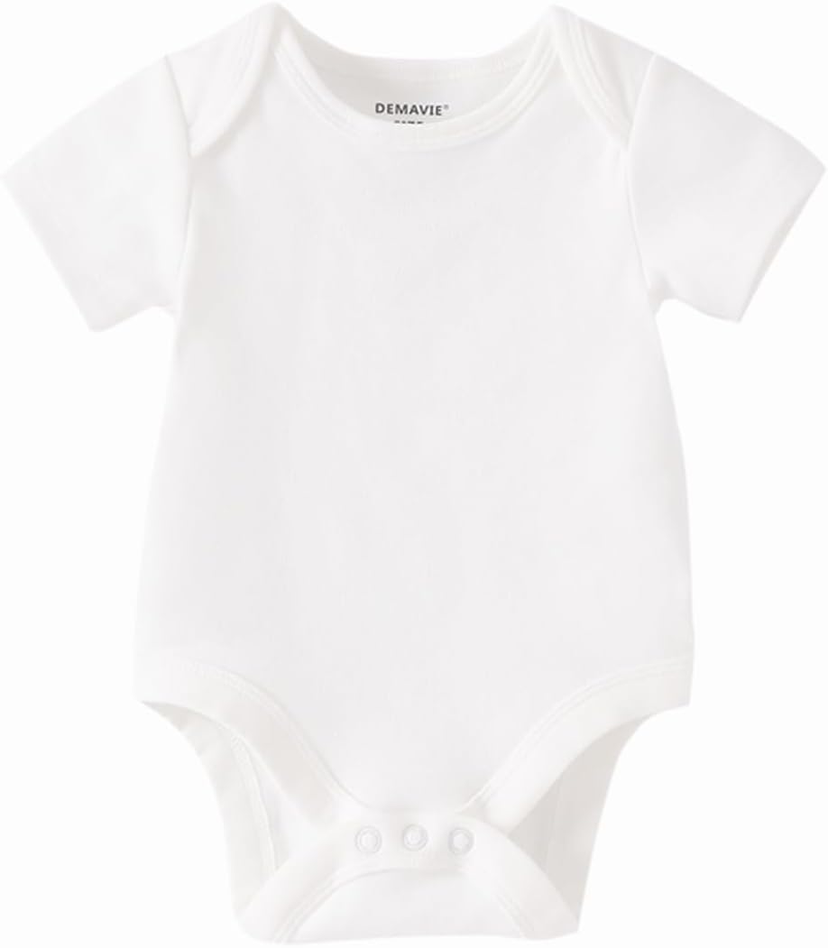 Black White 5-Pack Bodysuits for Infants