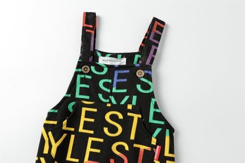 Adjustable Overalls for Little Boys Girls Cute Prints