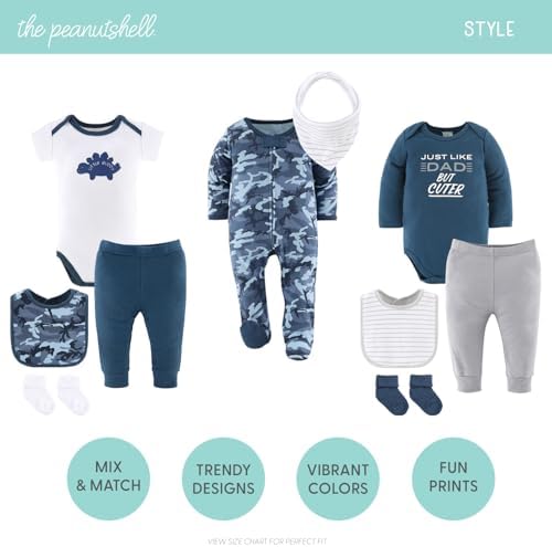 The Peanutshell Baby Layette Gift Set for Boys