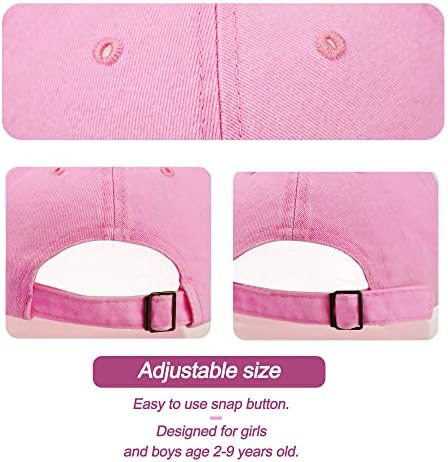 Distressed Washed Baseball Cap for Kids 2-8