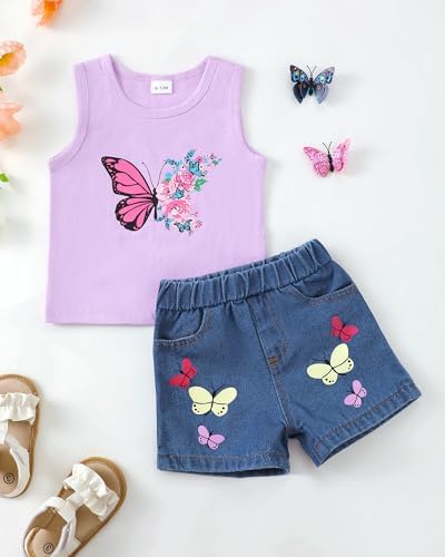 Mikrdoo Summer Baby Girl Clothes Soft Cute