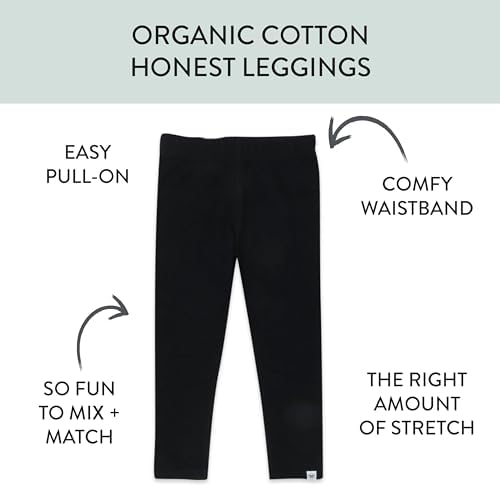 Honest Baby 3-Pack Organic Cotton Leggers Soft Non-toxic Sustainable