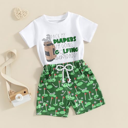 Playful Golf Outfit for Baby Boys