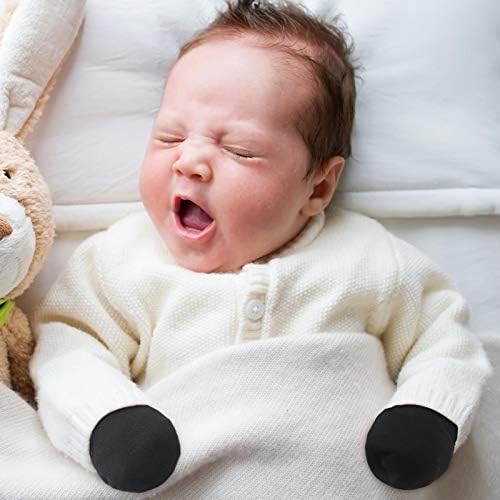 9-Pair No-Scratch Cotton Gloves for Newborn Boys and Girls