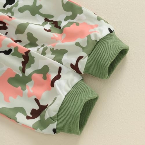 Camouflage Fall Clothes Set for Baby Girls