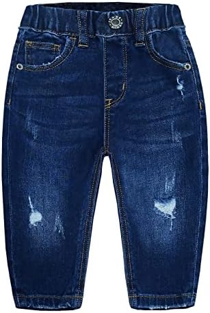KIDSCOOL SPACE Little Girls Denim Pants