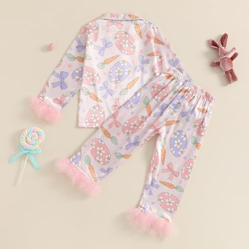 soft cute bunny pajama set for kids
