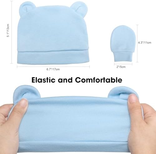 ElysianMian Bear Ear Newborn Set