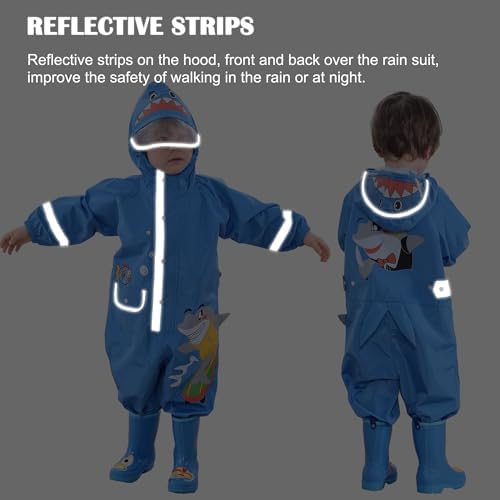 Fewlby toddler waterproof rain jacket