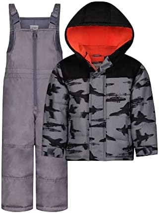 Stay warm all winter Carters Baby Boys 2-Piece Snowsuit Set