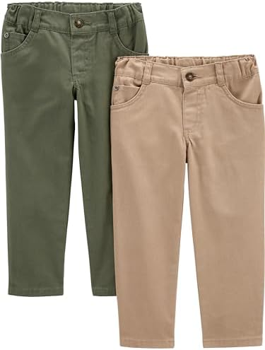 Simple Joys by Carters 2-Pack Baby Boys Twill Pants
