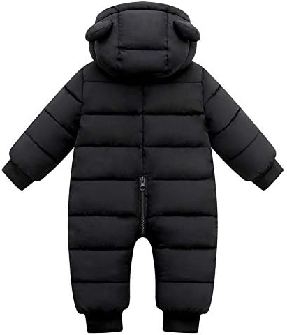 Cute Baby Boys Snowsuit for Newborn Girls Winter Jumpsuit