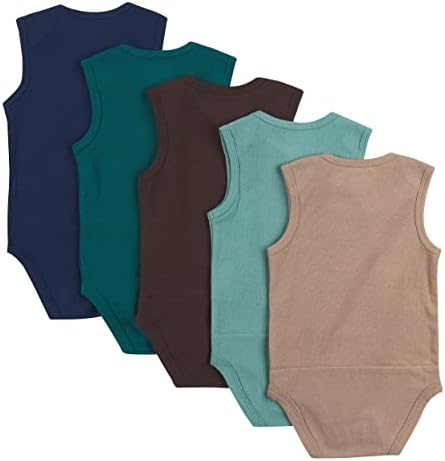 Hanes Baby and Toddler Ultimate Flexy Bodysuit 5 Pack