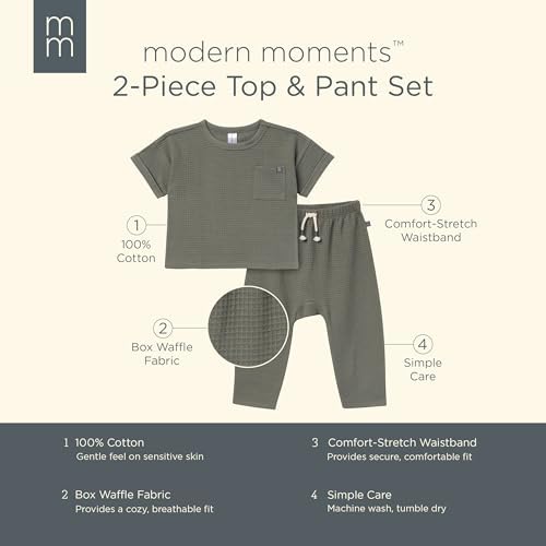 Modern Moments by Gerber Boys Baby Pant Set