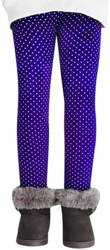 Baby Girls Stretchy Polka Dot Printed Leggings