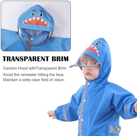 Fewlby toddler waterproof rain jacket
