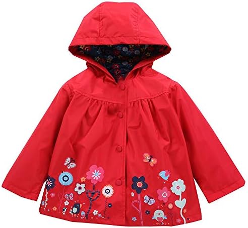 Moonker Baby Toddler Girl Boy Winter Fall Raincoat Hoodie Jacket - Soft Warm