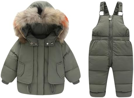 Snowsuit for Baby Jumpsuit Set with Hood