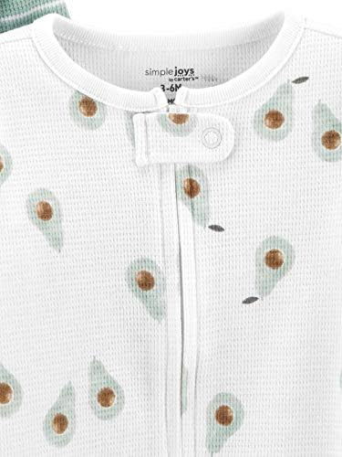 Simple Joys by Carters 2-Way Zip Thermal Sleepers Pack of 2