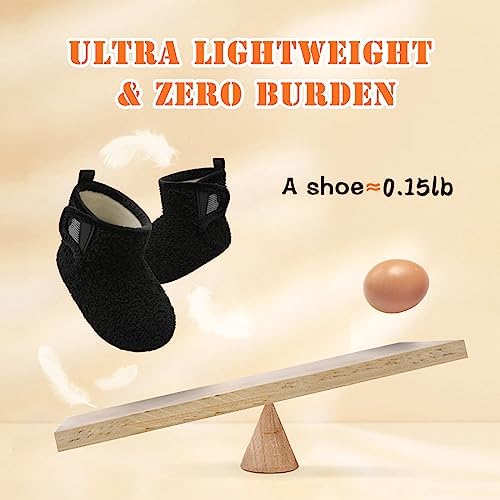 Barerun Toddler Slippers Warm Cozy