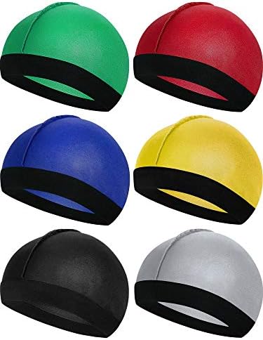 6-Piece Kids Satin Wave Hats