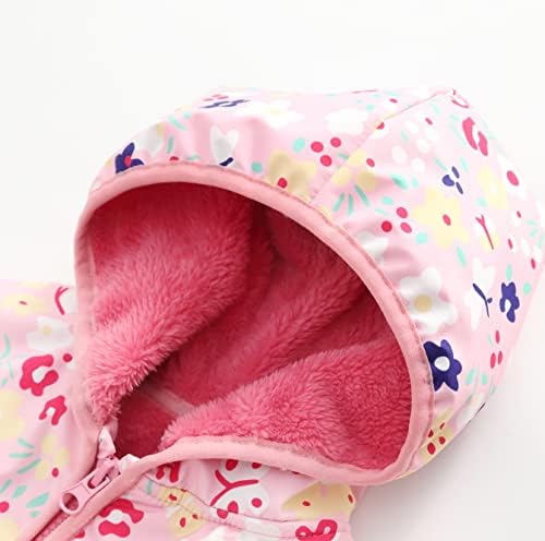 Feidoog Toddler Fleece Jacket Soft Warm and Waterproof