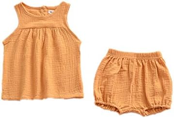 Baby Infant Toddler Loose Sleeveless Tank Top Bloomers Set