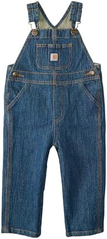Carhartt Boys Jean Bib Overalls Rugged Comfortable Denim
