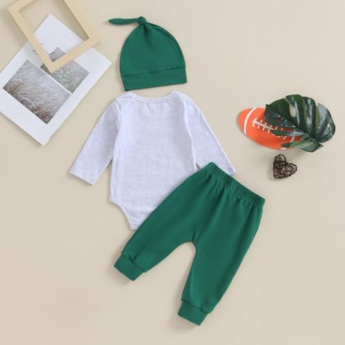 Infant Boy Football Romper Outfit Set