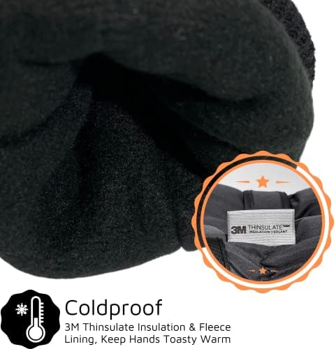 TOASTY WARM SNOW MITTENS