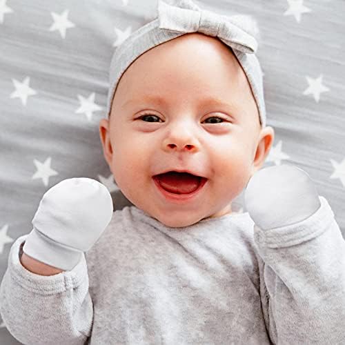 Geyoga 6 Pairs Newborn Toddler No Scratch Gloves