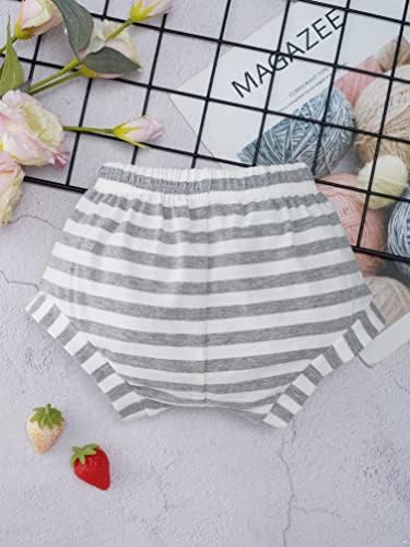 Iiniim Baby Cotton Stripped Harem Shorts