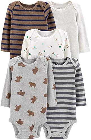 Simple Joys by Carters Unisex Babies Long-Sleeve Bodysuit