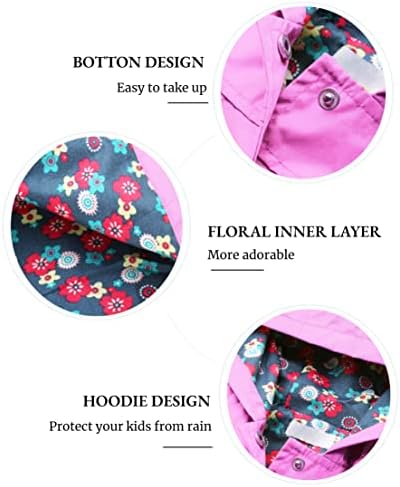 Arshiner Baby Girl Waterproof Hoodie