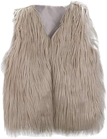Reusable Faux Furry Jacket for Kids Toddlers