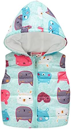 Cartoon Print Winter Coat for Toddlers Boys Girls - Thicken Windproof