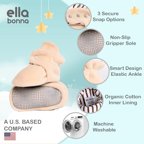 Ella Bonna Fleece Baby Booties