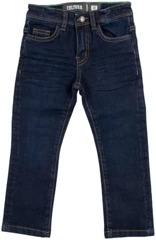 CULTURA Baby Boys Toddler Jeans with Elastic Waist