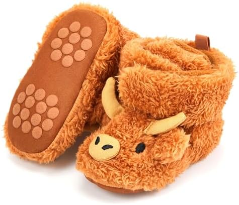 ShinyMatch Baby Essentials Highland Cow Bootstrapounds Perfect for Toddler Boys and Girls