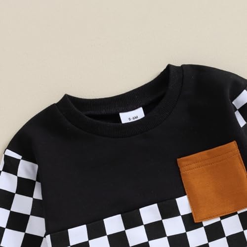 Shejingb Toddler Baby GirlCloset Crewneck Sweatsuit Set 2Pcs