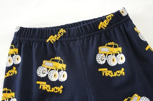 Little Hand toddler boys dinosaur summer pajamas