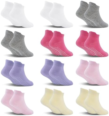 12-Pair Safety Socks for Toddlers
