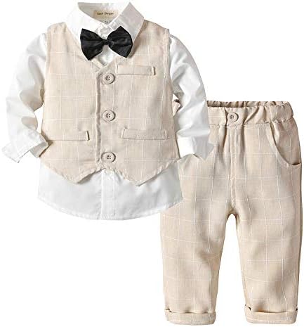 Tem Doger Baby Boys Tuxedo Suit Set
