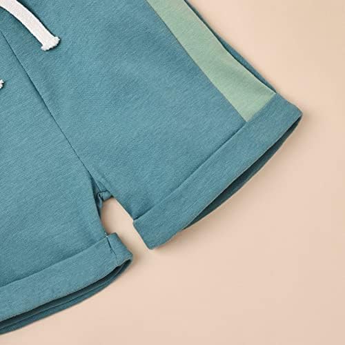 Patchwork Summer T-Shirt Shorts Set