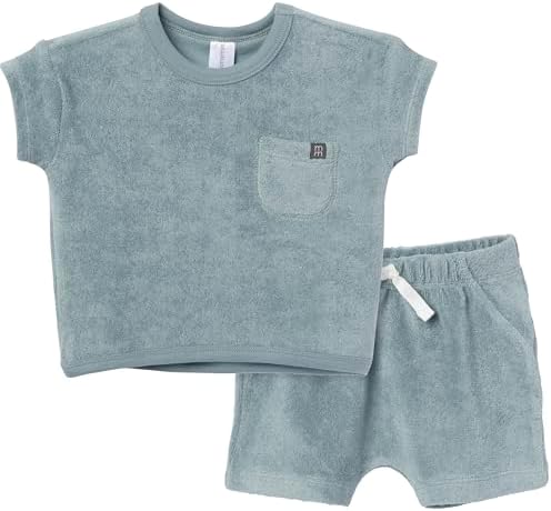 Modern Moments by Gerber Male Baby Set - Knit Terry Shirt Shorts