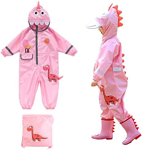 SSAWcasa Toddler Dinosaur Rain Suit