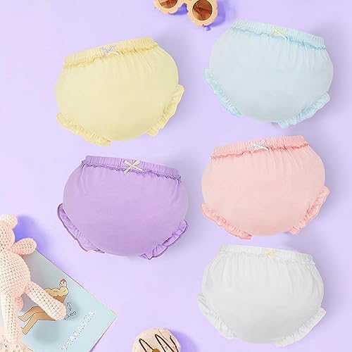 SOFT COTTON BABY Bloomers Diaper Covers for Toddler Girls